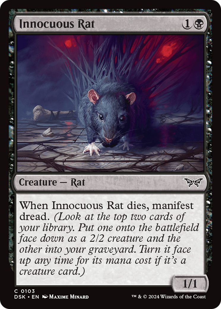 Innocuous Rat [Duskmourn: House of Horror] - Destination Retro