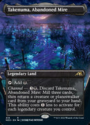 Takenuma, Abandoned Mire (Borderless Alternate Art) [Kamigawa: Neon Dynasty] - Destination Retro