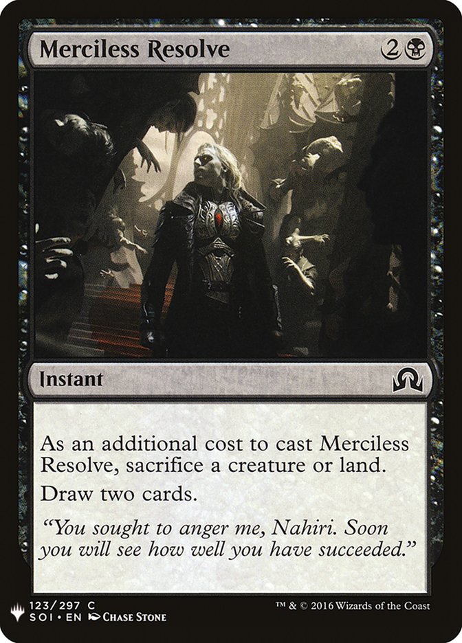 Merciless Resolve [Mystery Booster] - Destination Retro