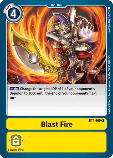 Blast Fire [BT1-105] [Release Special Booster Ver.1.0] - Destination Retro