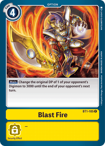 Blast Fire [BT1-105] [Release Special Booster Ver.1.0] - Destination Retro