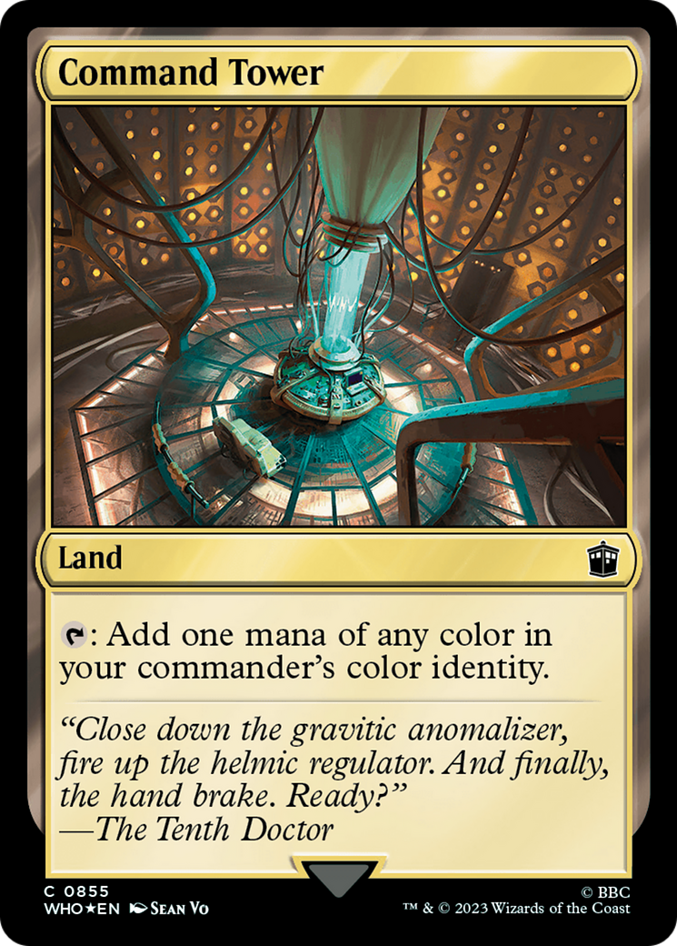 Command Tower (0855)(Surge Foil) [Doctor Who] - Destination Retro