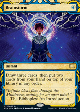 Brainstorm (Foil Etched) [Strixhaven: Mystical Archive] - Destination Retro