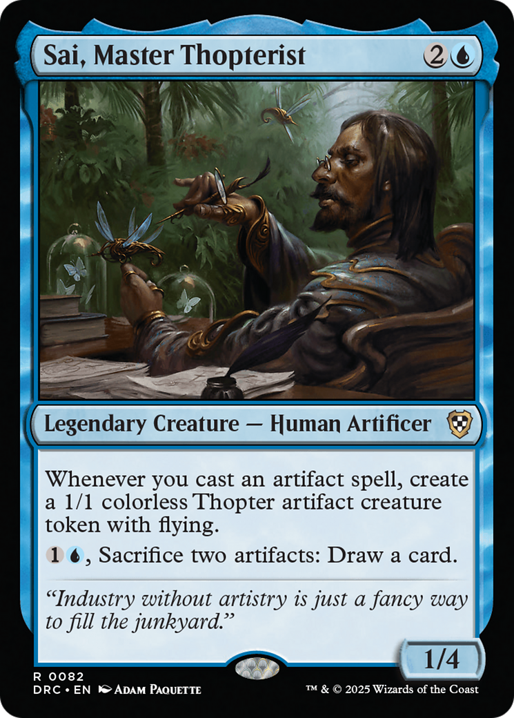 Sai, Master Thopterist [Aetherdrift Commander] - Destination Retro