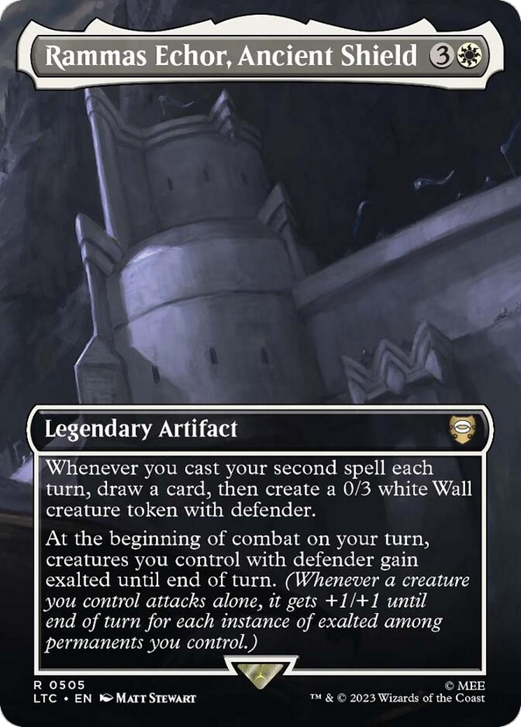 Rammas Echor, Ancient Shield (Borderless) [The Lord of the Rings: Tales of Middle-Earth Commander] - Destination Retro