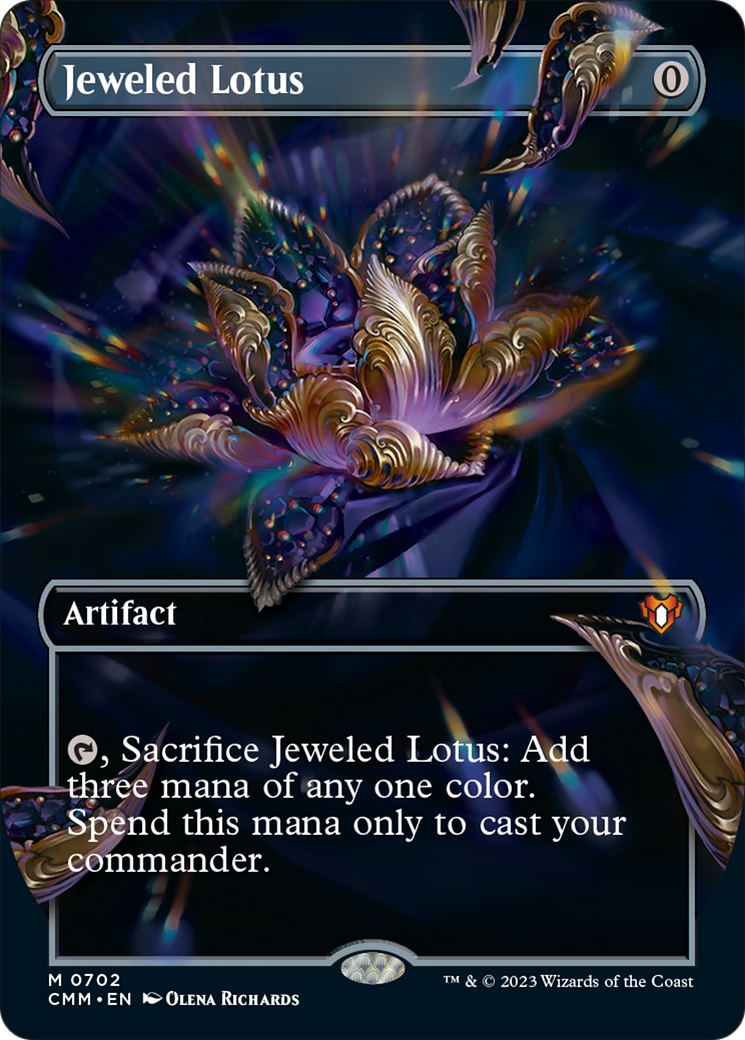Jeweled Lotus (Borderless Frame Break) [Commander Masters] - Destination Retro