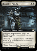Puresteel Paladin (Extended Art) (Surge Foil) [Fallout] - Destination Retro