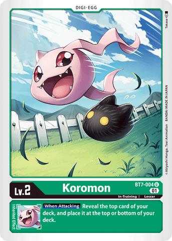 Koromon [BT7-004] [Next Adventure] - Destination Retro