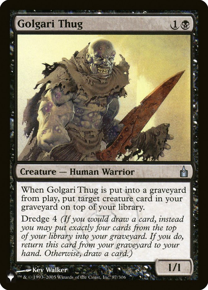 Golgari Thug [The List] - Destination Retro