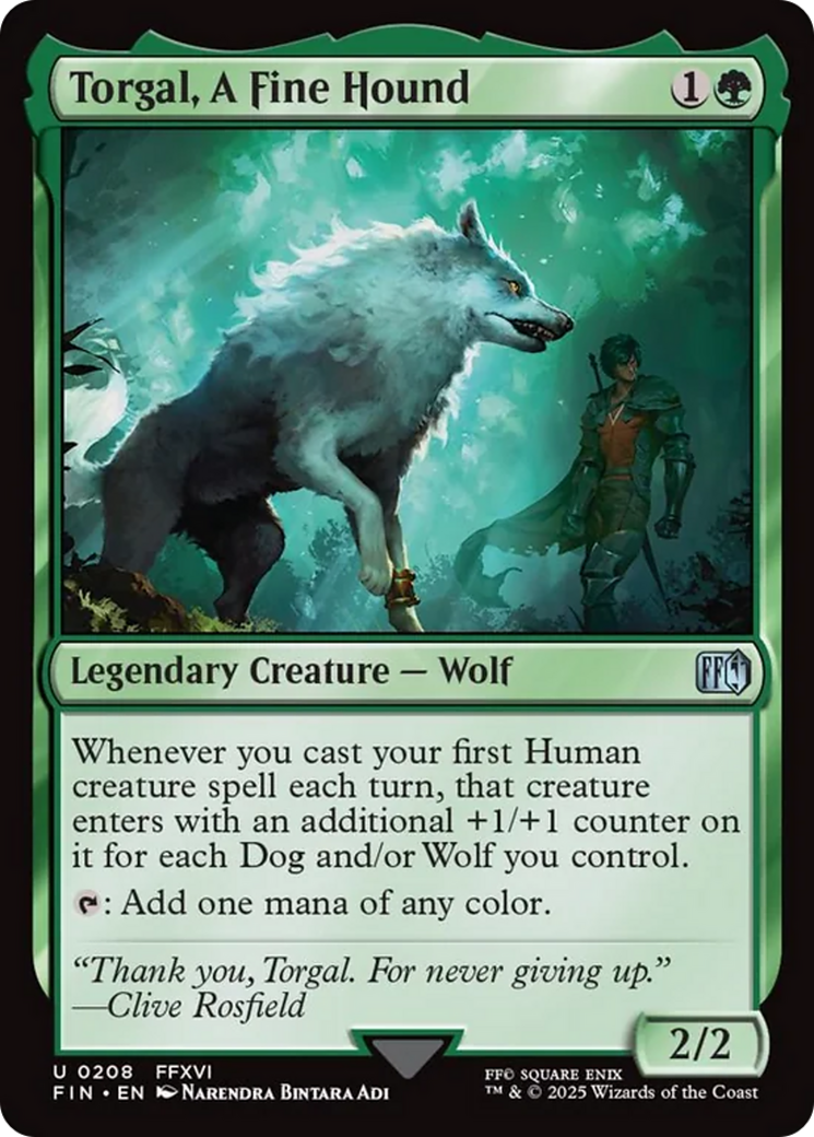 Torgal, A Fine Hound [FINAL FANTASY] - Destination Retro