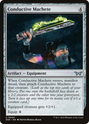 Conductive Machete [Duskmourn: House of Horror] - Destination Retro