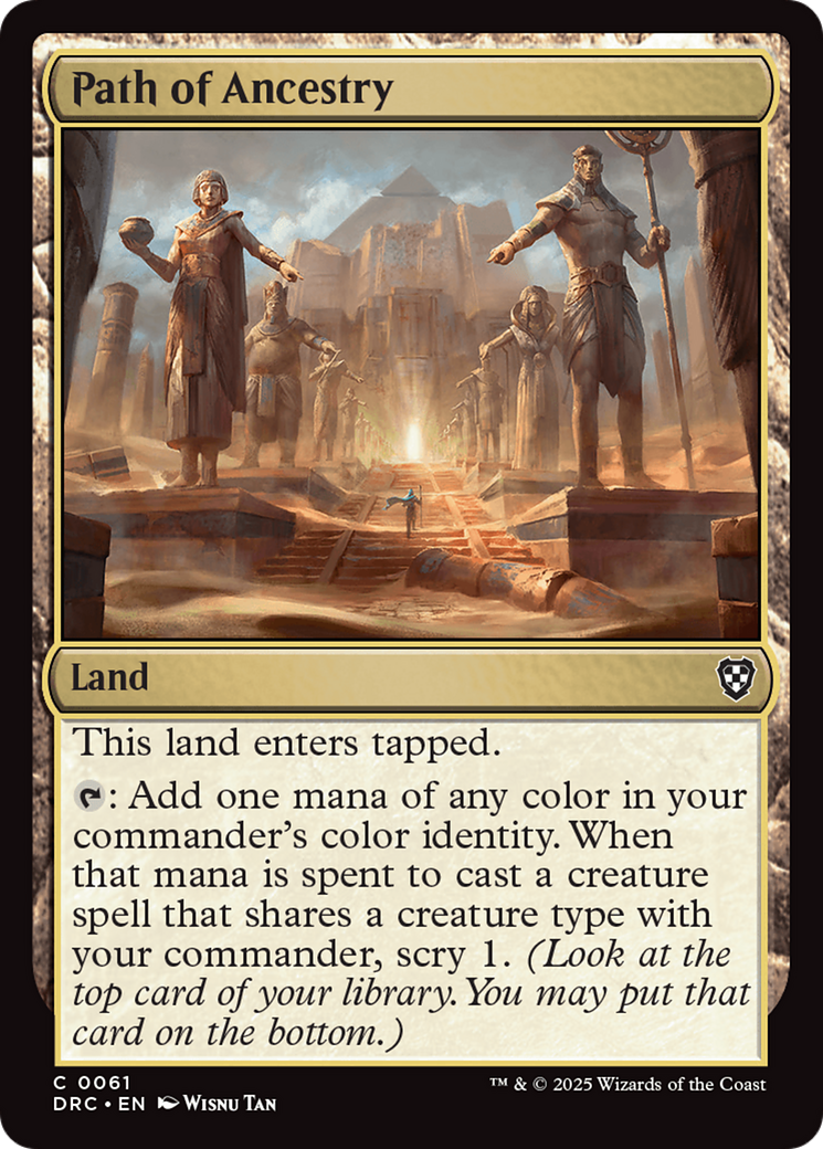Path of Ancestry [Aetherdrift Commander] - Destination Retro