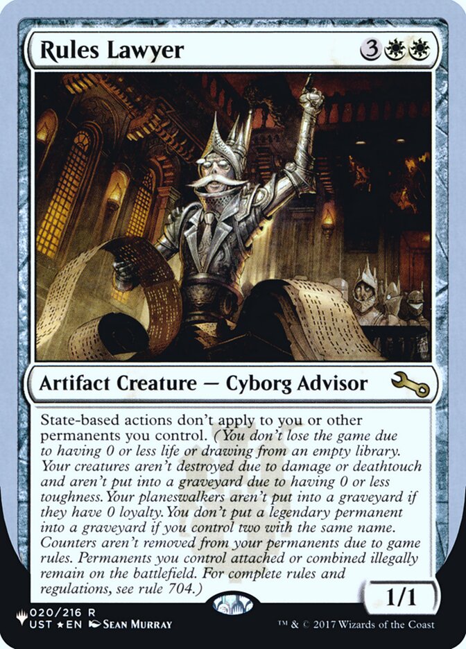 Rules Lawyer (Unfinity Foil Edition) [The List] - Destination Retro