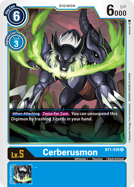 Cerberusmon [BT1-039] [Release Special Booster Ver.1.0] - Destination Retro