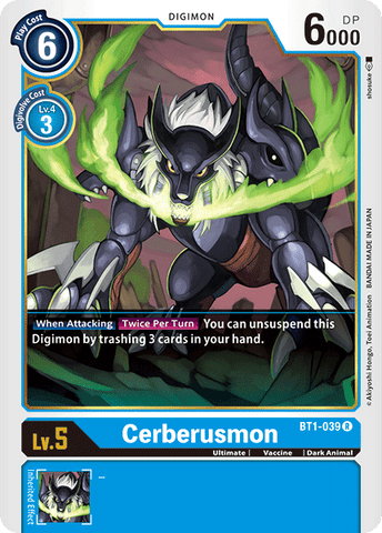 Cerberusmon [BT1-039] [Release Special Booster Ver.1.0] - Destination Retro