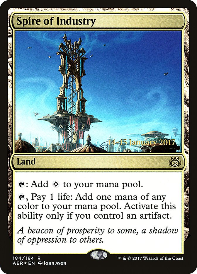 Spire of Industry [Aether Revolt Prerelease Promos] - Destination Retro