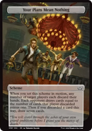 Your Plans Mean Nothing (Full Art) [Duskmourn: Archenemy] - Destination Retro