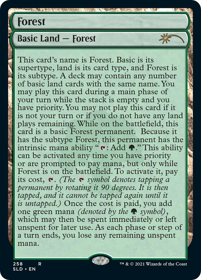 Forest (258) [Secret Lair Drop Series] - Destination Retro