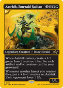 Aatchik, Emerald Radian (First-Place Foil) [Aetherdrift] - Destination Retro