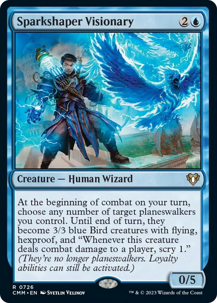 Sparkshaper Visionary [Commander Masters] - Destination Retro