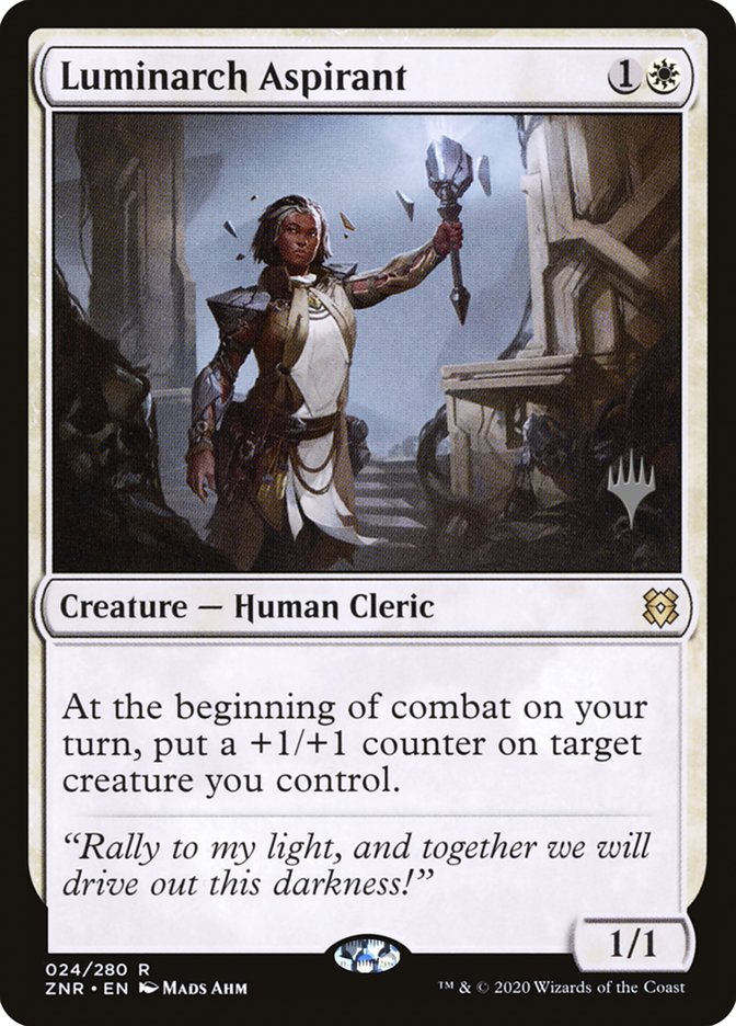 Luminarch Aspirant (Promo Pack) [Zendikar Rising Promos] - Destination Retro