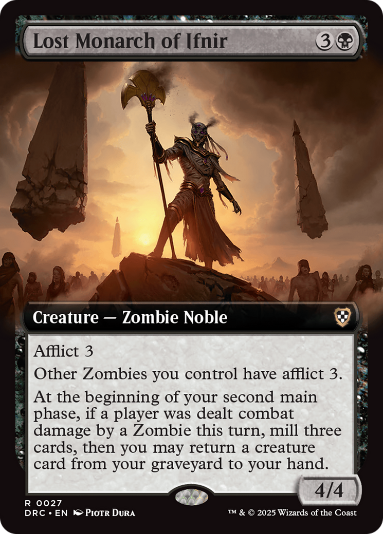 Lost Monarch of Ifnir (Extended Art) [Aetherdrift Commander] - Destination Retro