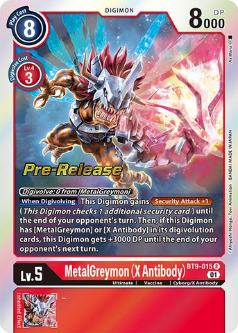 MetalGreymon (X Antibody) [BT9-015] [X Record Pre-Release Promos] - Destination Retro