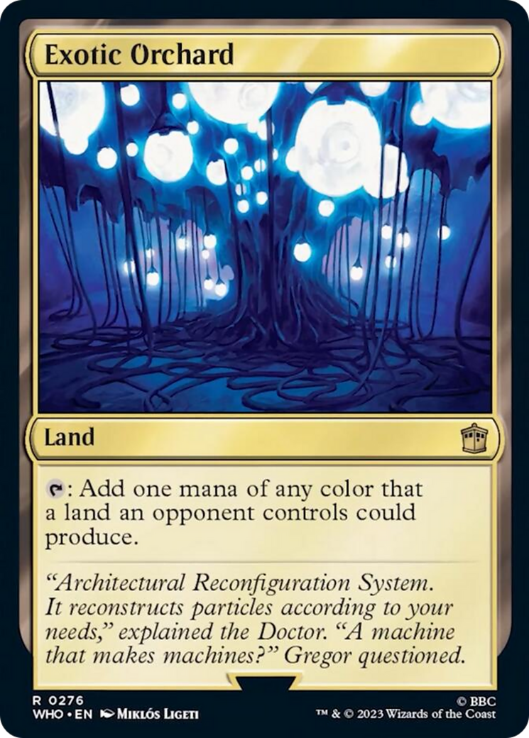 Exotic Orchard [Doctor Who] - Destination Retro