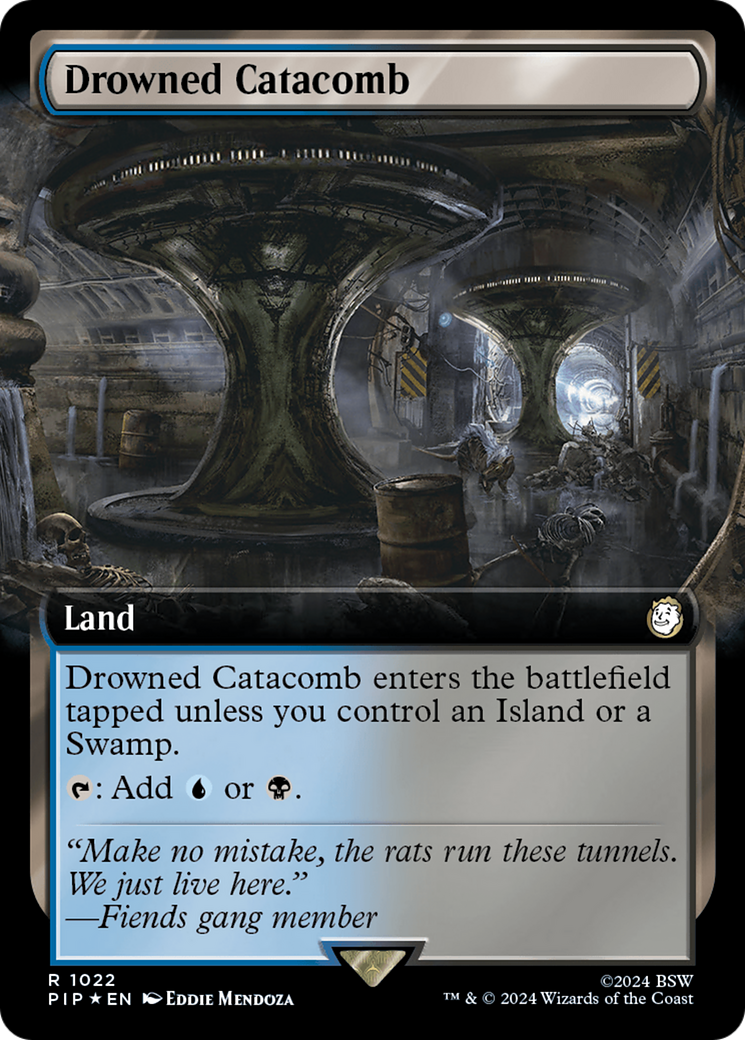 Drowned Catacomb (Extended Art) (Surge Foil) [Fallout] - Destination Retro