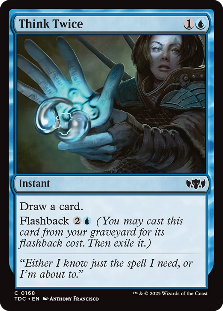 Think Twice [Tarkir: Dragonstorm Commander] - Destination Retro