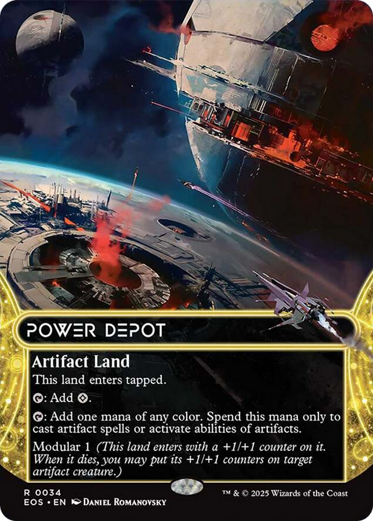 Power Depot (0034) (Borderless) [Edge of Eternities: Stellar Sights] - Destination Retro