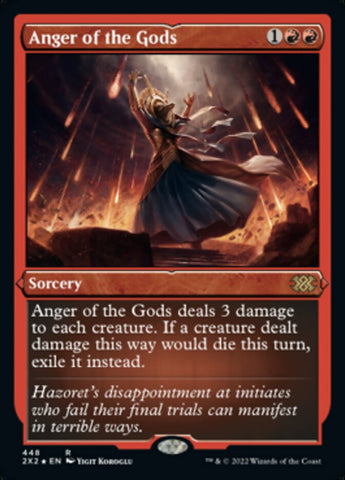 Anger of the Gods (Foil Etched) [Double Masters 2022] - Destination Retro