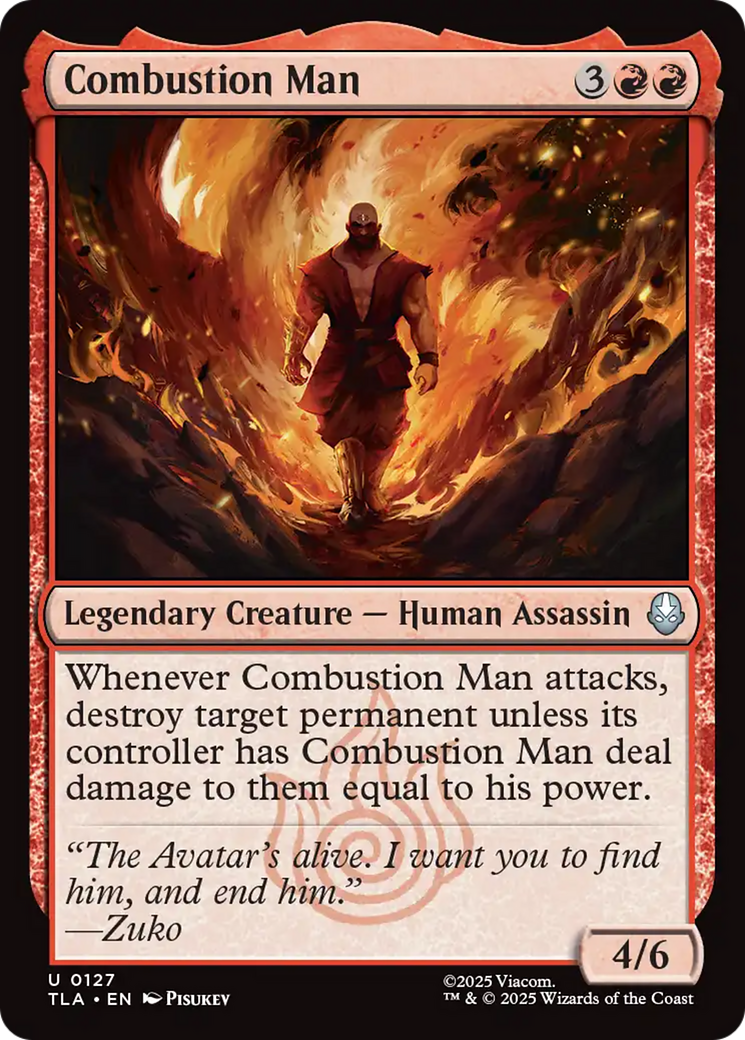 Combustion Man [Avatar: The Last Airbender] - Destination Retro