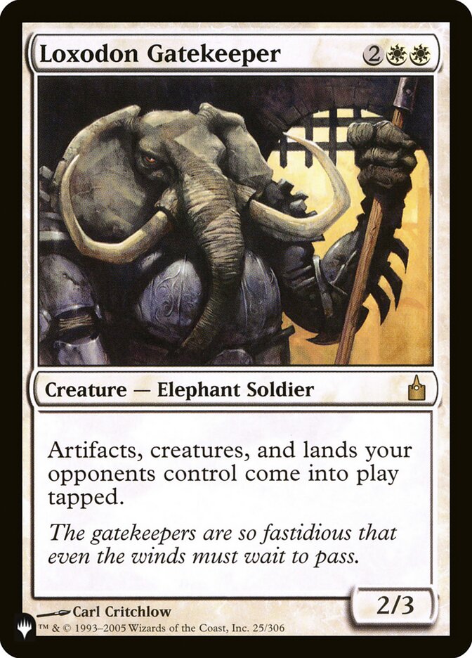 Loxodon Gatekeeper [The List] - Destination Retro