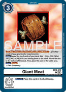 Giant Meat [EX12-073] [Digital World Shambala]