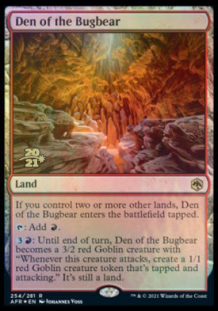 Den of the Bugbear [Dungeons & Dragons: Adventures in the Forgotten Realms Prerelease Promos] - Destination Retro