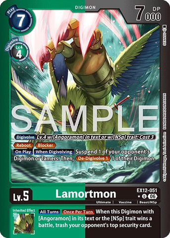 Lamortmon [EX12-051] (Limited Foil) [Digital World Shambala]