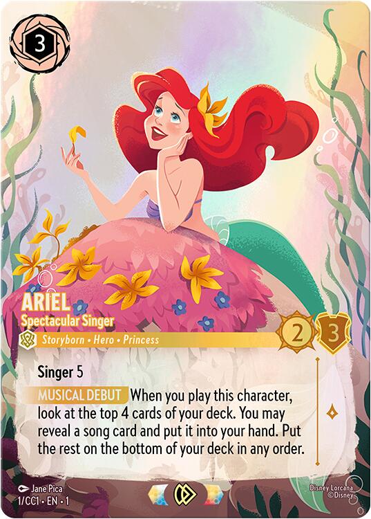 Ariel - Spectacular Singer (1) [Promo Cards] - Destination Retro