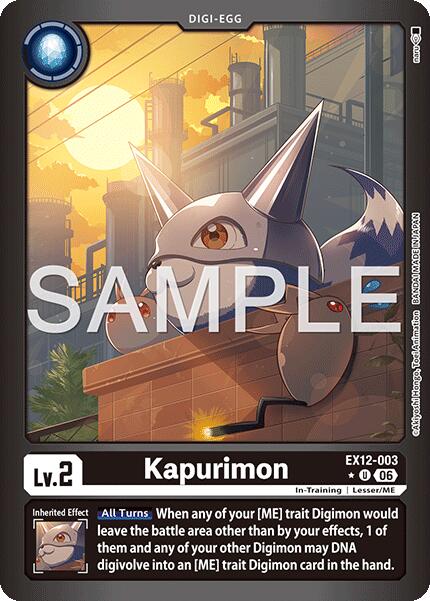 Kapurimon [EX12-003] (Limited Foil) [Digital World Shambala]