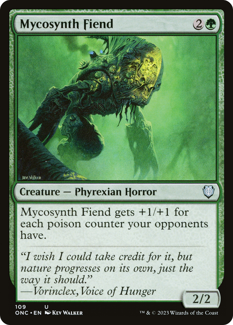 Mycosynth Fiend [Phyrexia: All Will Be One Commander] - Destination Retro