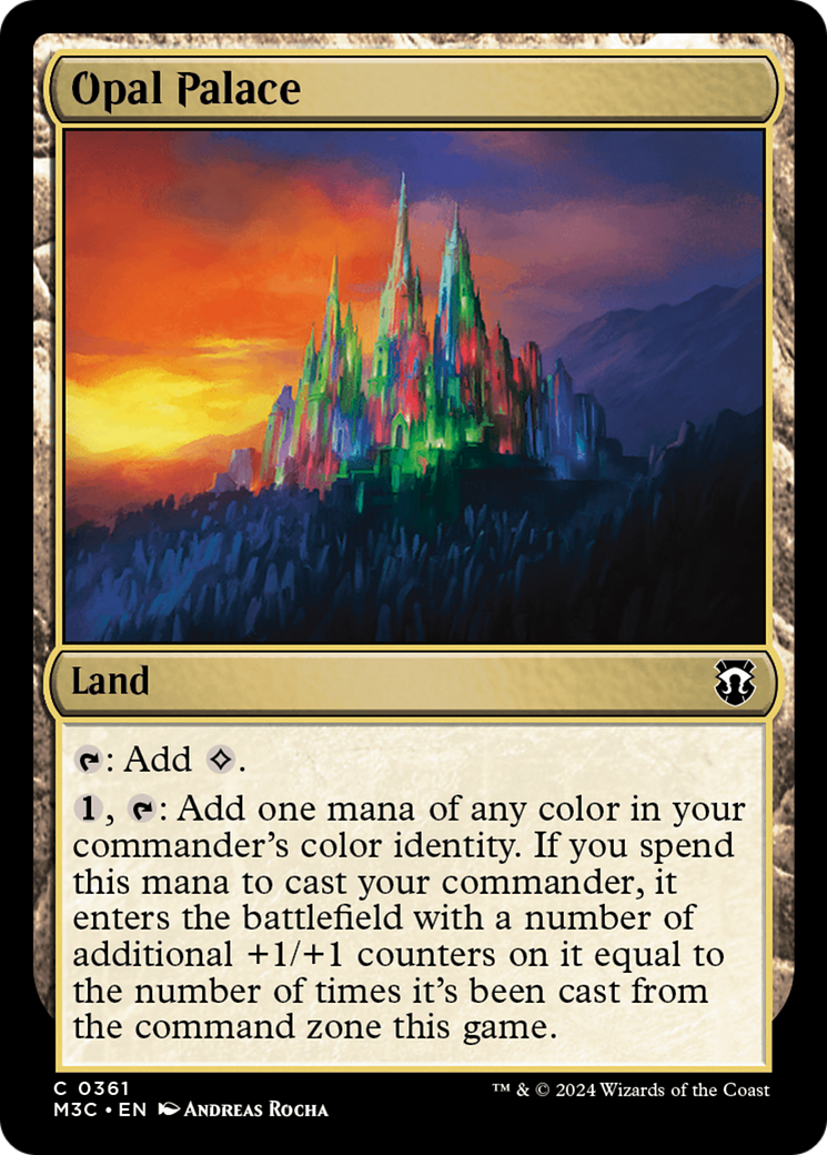 Opal Palace (Ripple Foil) [Modern Horizons 3 Commander] - Destination Retro