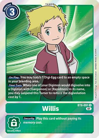 Willis [BT8-091] [New Awakening] - Destination Retro