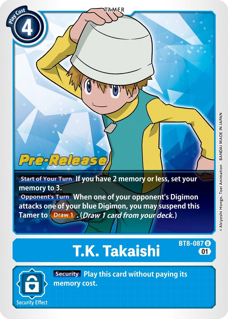 T.K. Takaishi [BT8-087] [New Awakening Pre-Release Cards] - Destination Retro
