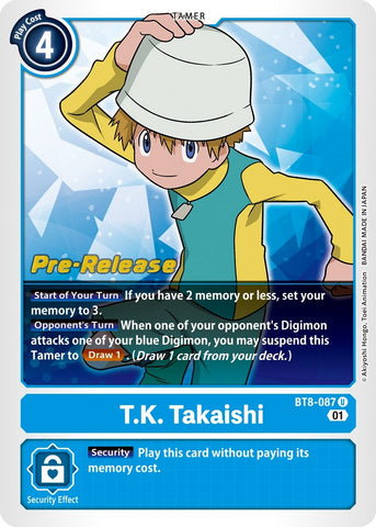T.K. Takaishi [BT8-087] [New Awakening Pre-Release Cards] - Destination Retro