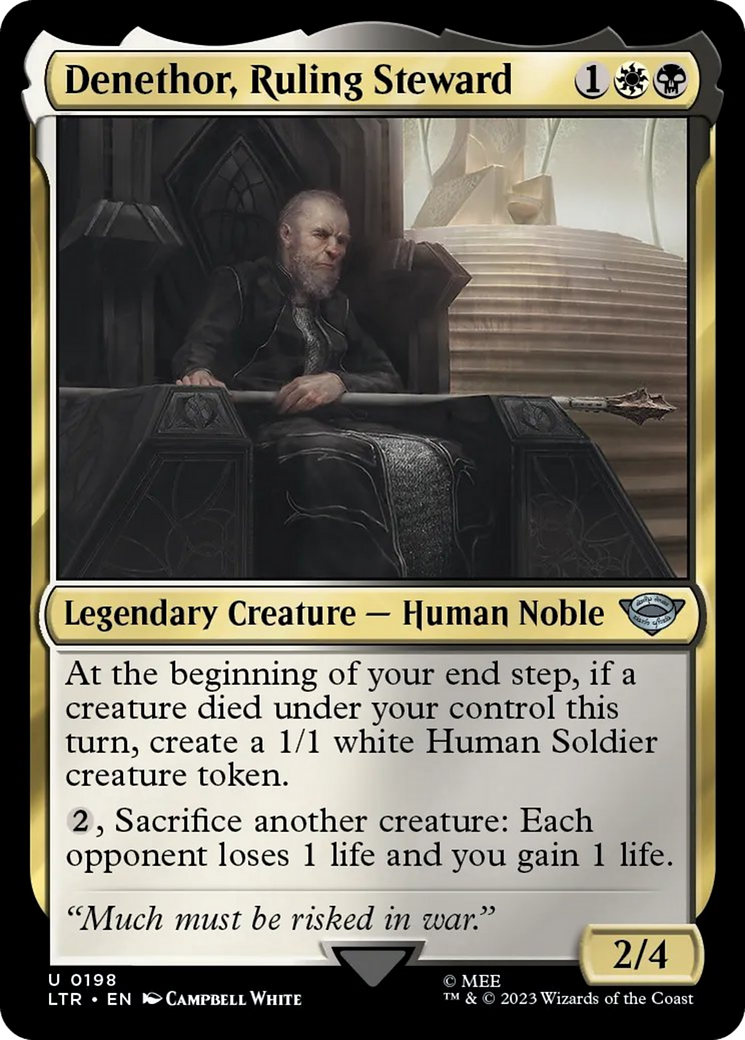 Denethor, Ruling Steward [The Lord of the Rings: Tales of Middle-Earth] - Destination Retro