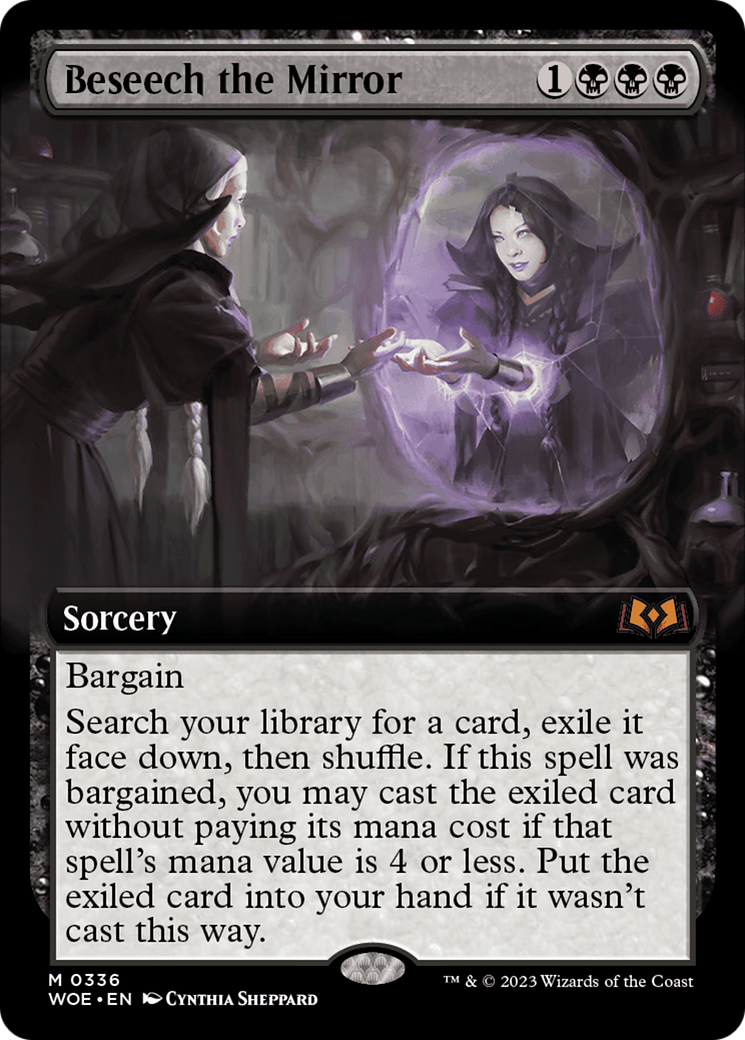 Beseech the Mirror (Extended Art) [Wilds of Eldraine] - Destination Retro
