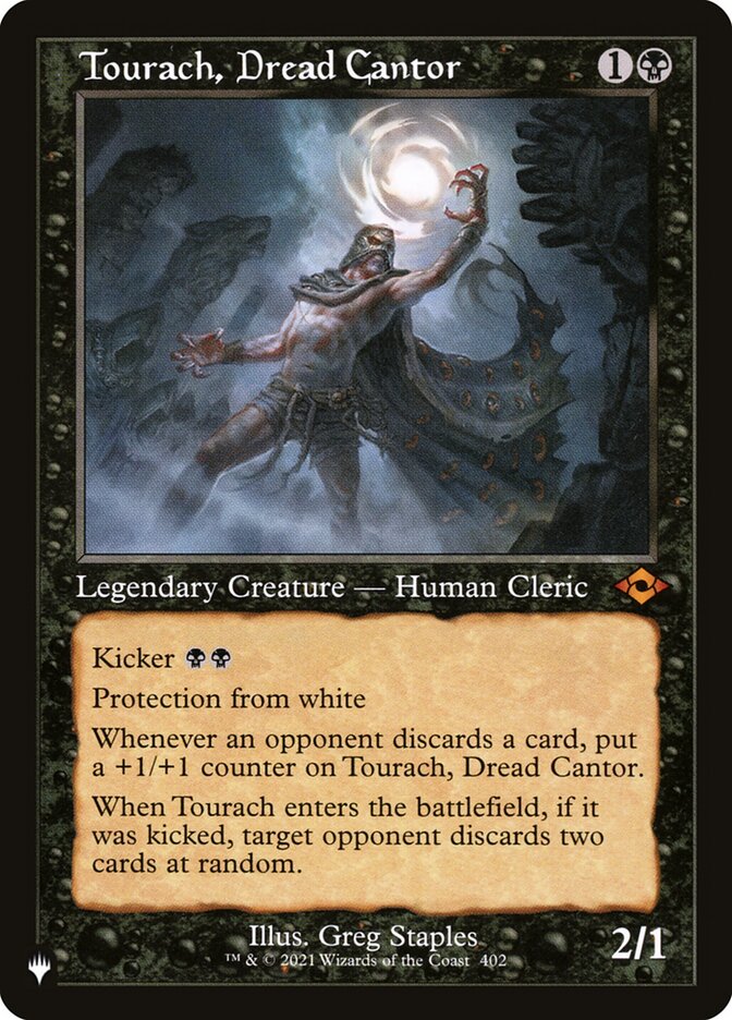 Tourach, Dread Cantor (Retro Frame) [The List] - Destination Retro