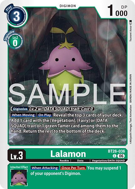 Lalamon [BT26-036] [Timeless Bonds] - Destination Retro