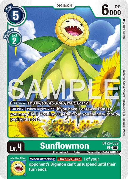 Sunflowmon [BT26-039] [Timeless Bonds] - Destination Retro