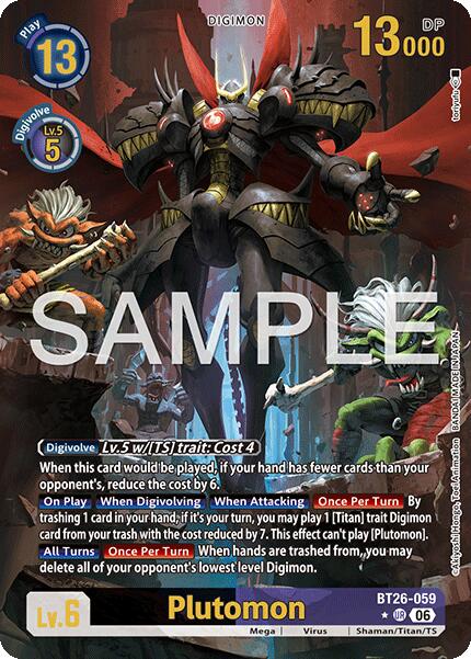 Plutomon [BT26-059] (Alternate Art) [Timeless Bonds] - Destination Retro